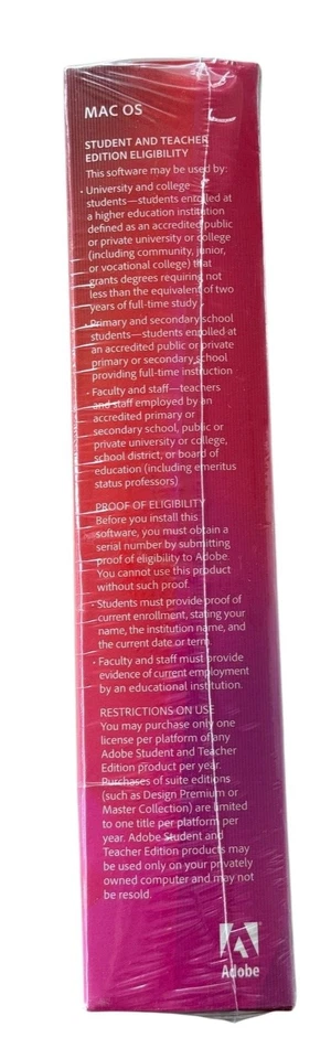 Adobe Creative Suite 5.5 Design Premium MAC Student & Teacher Full VersionSEALED - Image 3 of 4