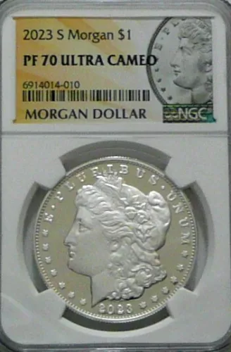 2023-S Proof $1 Morgan Silver Dollar NGC PF70 Ultra Cameo