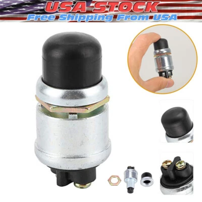 MINIDUINO 12 Volt DC Heavy-Duty Momentary Push-Button 50 Amp Starter Switch