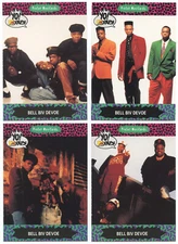 BELL BIV DEVOE  4 ProSet YO! MTV Raps CARD SET  1991 USA  1st Ed.  34Yrs! RARE