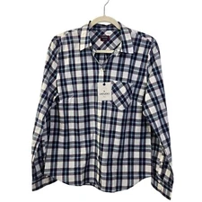 NWT UNTUCKit Sorbo Plaid Long Sleeve Button Down Shirt Size 10