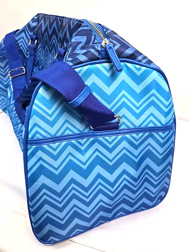 Missoni Parfum Weekend Duffle Bag Size Blue Large NEW In Original Packaging - Picture 6 of 11
