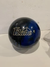 Brunswick 15.3 lb TZone Indigo Swirl Bowling Ball UNDRILLED T Zone