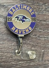 Baltimore Ravens retractable badge reel