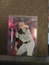 DYLAN CEASE 2020 Topps Chrome PINK REFRACTOR SP BASE RC #43 PADRES C