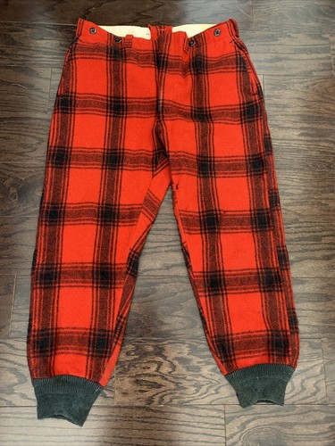 Vintage Woolrich Buffalo Plaid Wool 