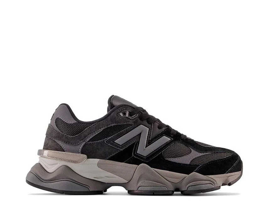 New Balance 9060 (GS) Black Castlerock Grey U9060BLK GC9060BK NUOVO CONFEZIONE ORIGINALE