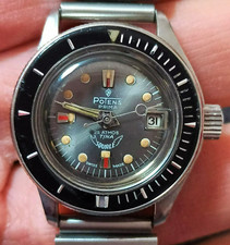 Orologio Potens prima tina squale lady vintage diver watch deep clock 25 atmos