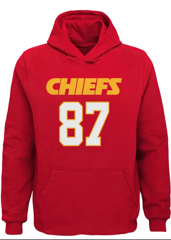 Kansas city top chiefs youth sweatshirt