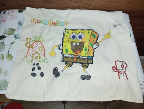 Vintage SpongeBob Twin Size Bed Set Rare Bedding