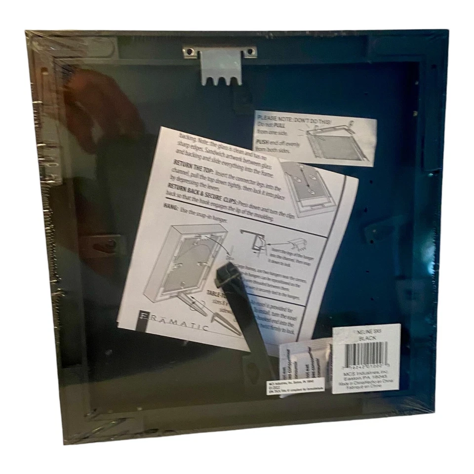 Framatic Fineline 8 英寸 x 8 英寸铝框架 - 黑色 — 第 2/3 张图片