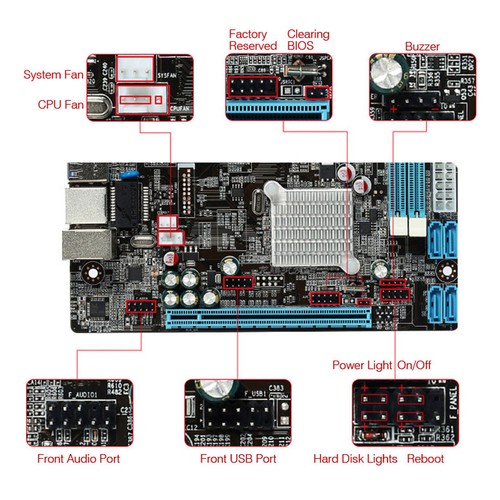Nuevo para computadora Intel H81 Socket LGA 1150 MicroATX placa base DDR3 placa base - Imagen 5 de 7