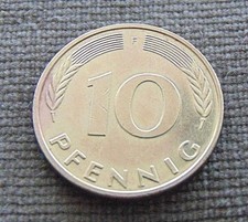 Monety, moneta powyżej 10 fenigów, RFN, 1996 * F * rok !