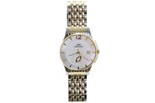 Jacques Lemans Isee Herren Armbanduhr Bicolor Edelstahl Gold 10 ATM wasserdicht