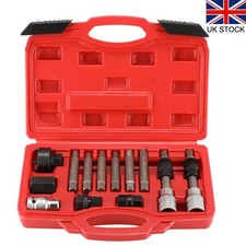 13Pcs Alternator Pulley Removal Tool Kit Alternator Pulley Removal Tool New UK