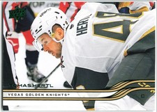 2025-26 Upper Deck Series 1 Holiday SP Green Foil #181 Tomas Hertl Vegas Golden
