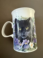 Dunoon Peeping Toms Cat Mug Leslie Holmes Fin...