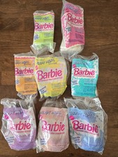 Vintage McDonald's Happy Meal Toys Barbie with Hair You Can Style Complete set