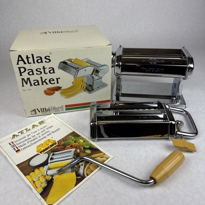 OMC Marcato Atlas Pasta Maker Model 150  With Orig Box Instructions Hand Crank