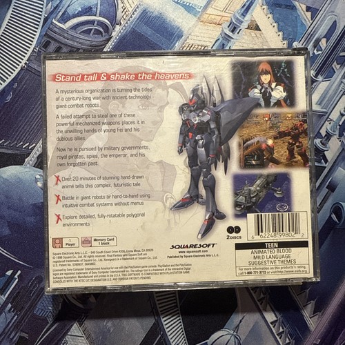 Xenogears (PS1 PlayStation 1) Complete CIB - Authentic US Version - Picture 2 of 12