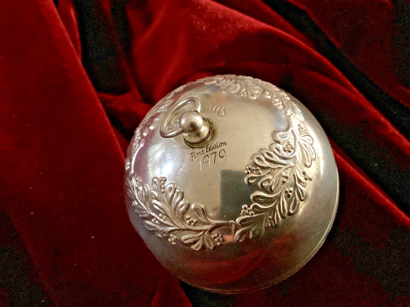 Vintage 1979 Towle 1st Ed SIlver plated Christmas Ornament Sleigh Bell 3215