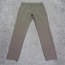 BYLT Pants Mens 36 Tall Brown Slim Fit Everyday Pant 2.0 Stretch Casual 36x32
