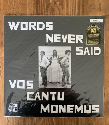 Vos Cantu Monemus-Words Never Said. 12'' Vinyl  lp. Private Press 60s Folk.
