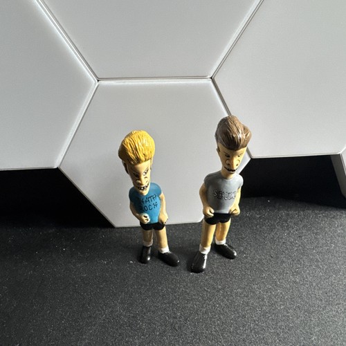 Set Of 2 VTG 1993 Beavis and Butthead MTV 3" Inch Tall PVC Toy Mini Figure - Picture 2 of 6