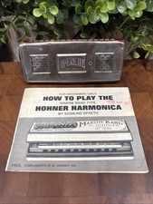 Vintage Hohner Operette Tremolo Harmonica Key C Made in Germany  Book