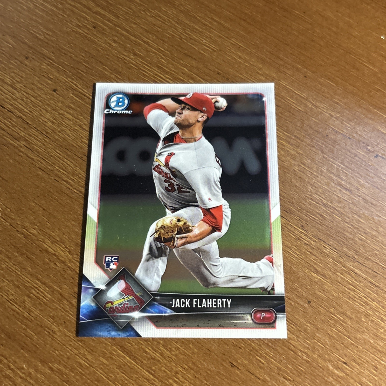 2018 Bowman Chrome - Base Jack Flaherty #72 Pitching (RC)