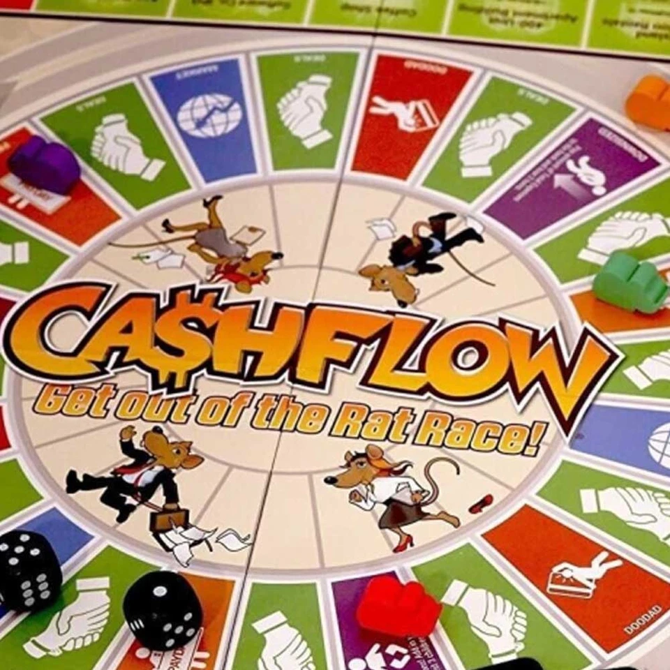 Cashflow Board Game Rich Dad Poor Dad Robert Kiyosaki Boxed New - Image 3 of 4