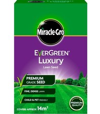 Miracle Gro Evergreen Luxury Lawn Seed Premium Grade Child Pet Friendly 420g 27.36 per kilo
