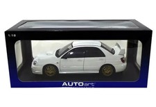 AUTOart 1/18 Subaru Impreza WRX STi 2003 White PERFORMANCE Used in Japan