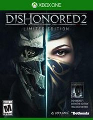 Dishonored 2 - Xbox One - With Case - Limited Edition Cover Art - DLC not inc...