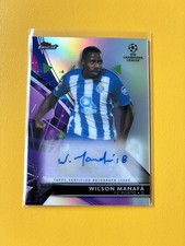 Wilson Manafa Auto 2021/2022 Topps Finest UEFA Club Competitions Porto Autograph
