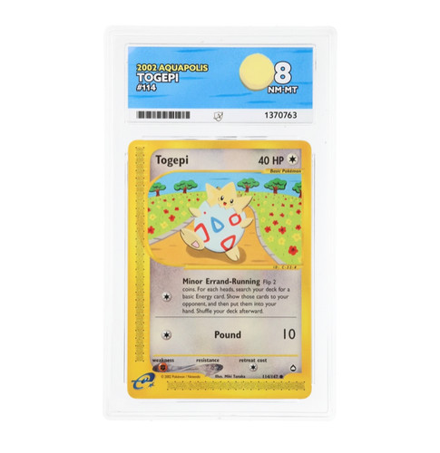 Togepi graded ACE 8 for sale on eBay