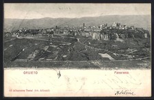 Orvieto, Panoramablick auf die Stadt, Ansicht...