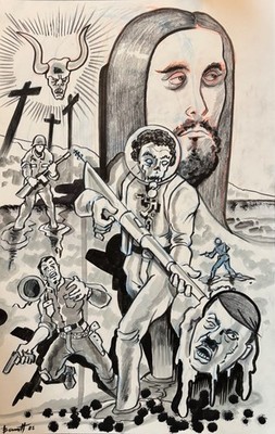 THE RAPTURE    ** MIKE BENNETT'S  ORIGINAL  ART   (2025) 08/25/25
