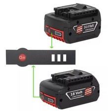 Lamp Stickers Button Stickers For Bosch 18V 14.4V Battery Parts 10 PCS