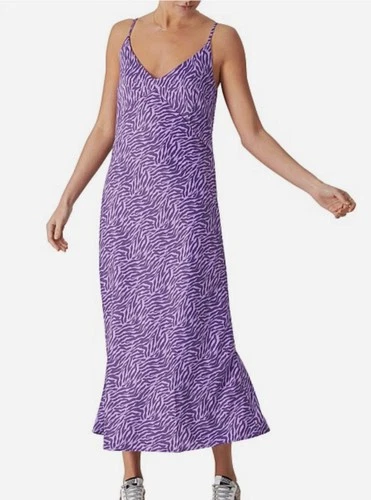 Ena Pely Rosa Slip Dress Size Purple Moonbeam