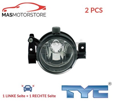 NEBELSCHEINWERFER PAAR SET TYC 19-0407001 2PCS I FÜR FORD FOCUS II,FOCUS C-MAX
