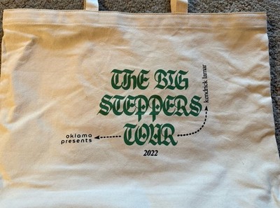 KENDRICK LAMAR THE BIG STEPPERS TOUR TOTE BAG/NEW!! FREE SHIPPING!!