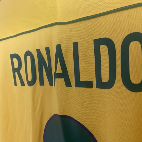 Camiseta Nike Fit 1998/99 Nike #9 Ronaldo equipo local de Brasil - Imagen 9 de 12