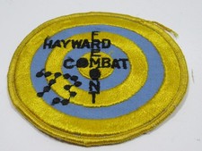 VINTAGE Hayward COMBAT Fremont PATCHE EMBROIDERED Bullseye A3