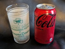 1969 Pocono Downs Inaugural Meeting Thoroughbred Racing Shamrock Glass Green