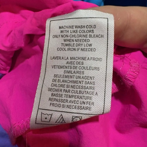 Alab Colorblock Windbreaker Damen S 90s Retro Neon Pullover Jacke Y2K Vibes - Bild 7 von 11