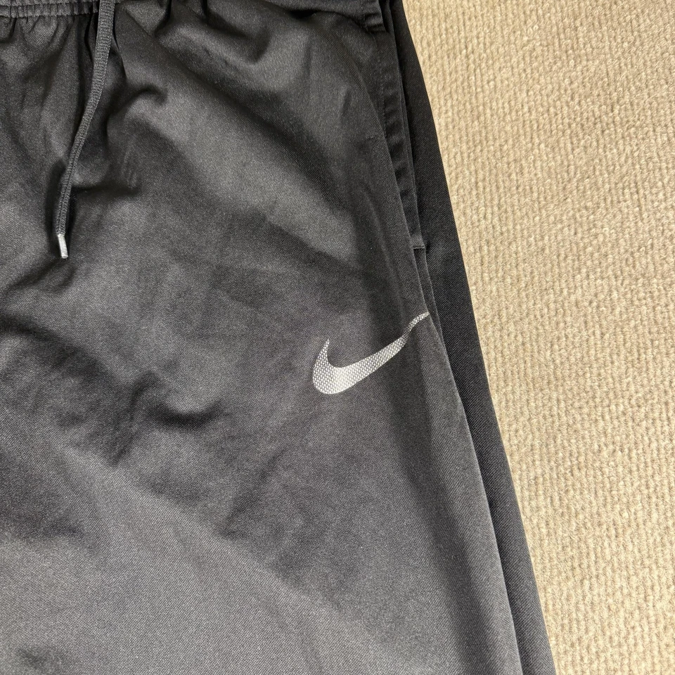 Pantalones de entrenamiento Nike Dri-FIT para hombre XL negros tejidos atléticos para correr 927388-010 Foto 3 de 4