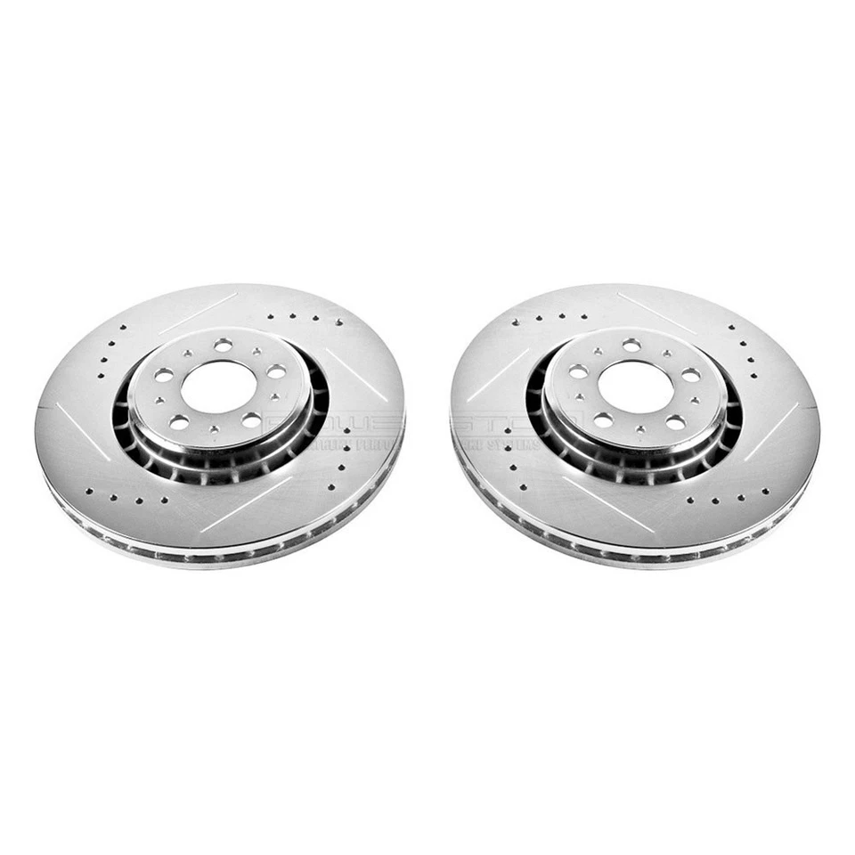 PowerStop EBR894XPR Brake Rotors For Volvo XC90 2003-2014 Front Foto 2 de 4