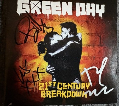 Green Day Autographed 21st Century Breakdown CD Booklet With CD | eBay