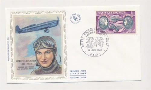 D340416 France FDC Helene Boucher Speed Record Caudron Renault